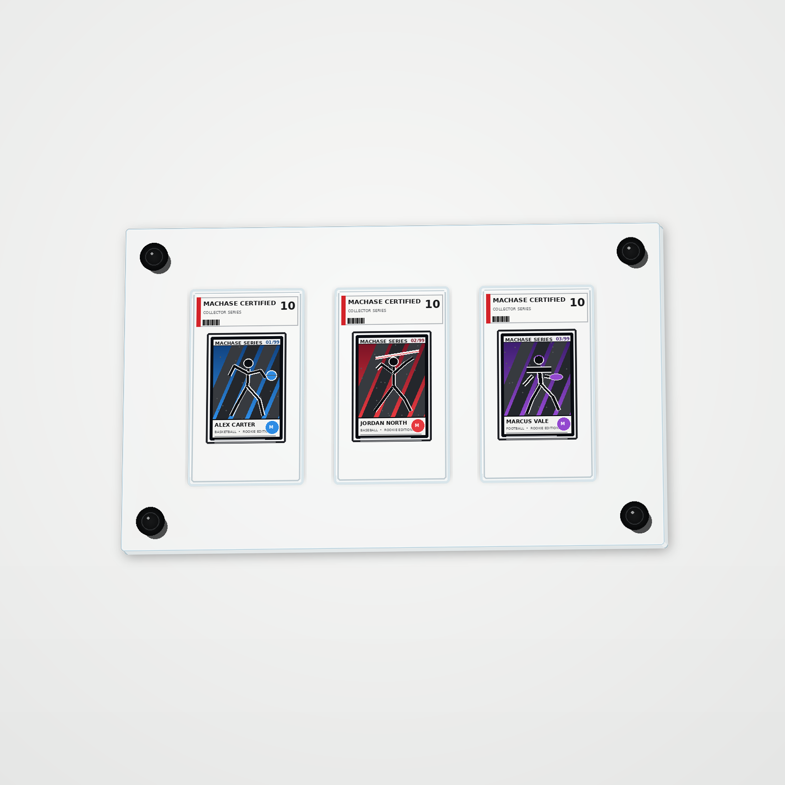 WALL/03 — Three Card Horizontal