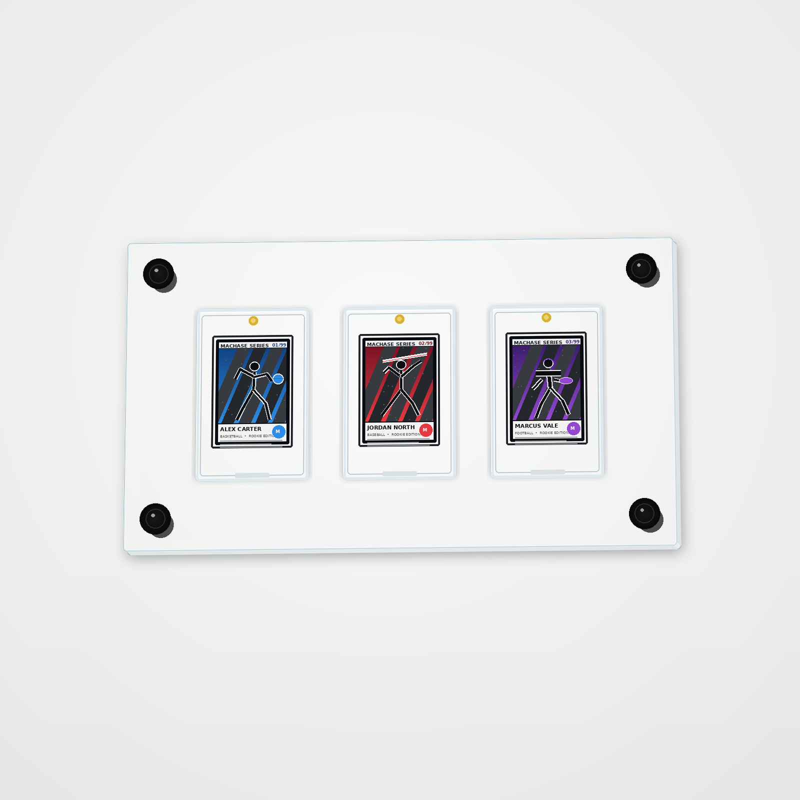 WALL/03 — Three Card Horizontal
