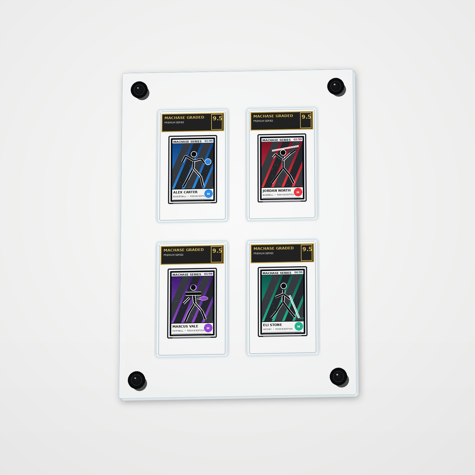 WALL/04 — Four Card Grid