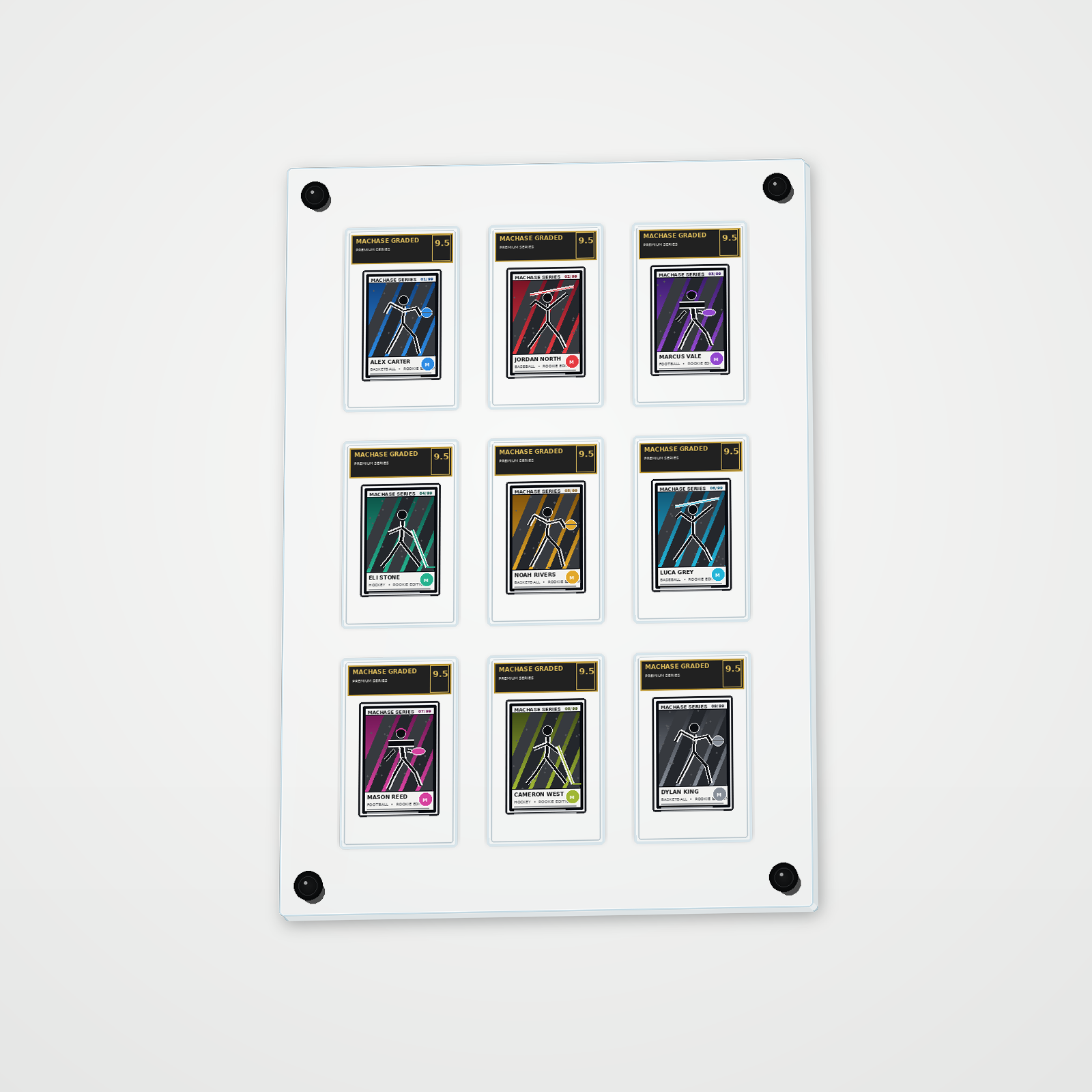 WALL/09 — Nine Card Display