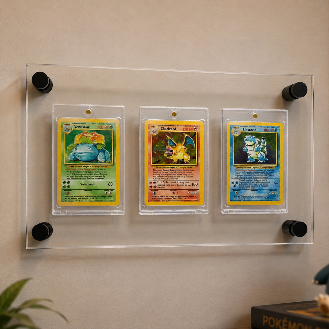 Real MACHASE WALL/03 acrylic display mounted on a wall